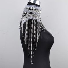 Chain Type: Link Chain Item Type: Necklaces Material: Rhinestone Shape\pattern: Water Drop Occasion: wedding Size: One size Wedding Necklaces With Rhinestones, Jeweled Choker Bridal Necklace For Party, Metal Rhinestone Necklace For Weddings, Costume Jewelry Style, Metal Rhinestone Necklace For Wedding Costume Jewelry, Costume Jewelry Metal Rhinestone Necklace For Wedding, Costume Jewelry Rhinestone Necklace For Wedding, Crystal Body Jewelry With Rhinestones For Parties, Metal Rhinestone Costume Necklace For Weddings, Rhinestone Bling Necklace For Party