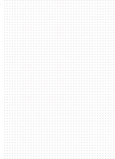 a white sheet of paper with small dots on the bottom, and one line at the top