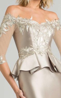 Feriani Couture - 18574 Beaded Off-Shoulder Trumpet Dress – Couture Candy Mother Of The Bride Dresses Long, Trumpet Dress, Affordable Prom Dresses, Evening Dress Fashion, Bride Gowns, Dress Purchase, Couture Dresses, Mother Of The Bride Dresses, Fashion Classy