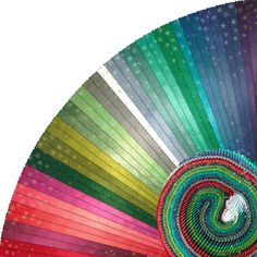 an image of a colorful fan with stars on it