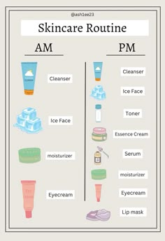 ive face, toner, cleanser, moisture.... Where To Ice Your Face, How To Make Eye Cream, Skin Care Routine With Face Mask, Skin Care Moisturizer Products, Good Serum For Face, Ice Skin Care Routine, How To Ice Your Face, Good Moisturizer For Face, Ice Face Skin Care