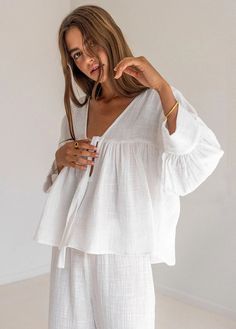 Cotton Wide Leg Co-ord – Ebongclothing Summer Sleepwear With 3/4 Sleeves, Cotton V-neck Sets For Day Out, Casual 3/4 Sleeve Spring Sleepwear, Cotton V-neck Relax Fit Sets, Relaxed Fit Cotton V-neck Sets, Summer V-neck Loungewear Sets, Summer Loungewear Sets With V-neck, Casual Spring Sleepwear With 3/4 Sleeve, Oversized Cotton Sets For Spring