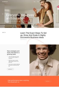 an image of a website page with the words learn the exact steps to set up, grow and scale at highly successful business ideas