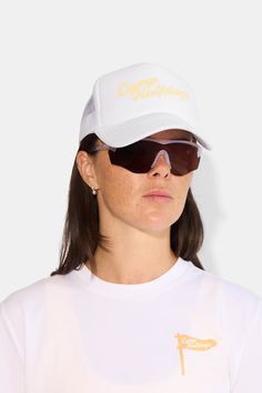 Our trucker hat is as chic as it is nostalgic. Made of nylon and mesh, it’s got the classic snap-back closure and tons of functional, sun-shielding style. Snow Accessories, Snowboarding Accessories, Ski Club, Ski Suits, Snow Jacket, Sock Shop, Snow Pants, Snap Backs, Ski And Snowboard