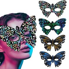 PRICES MAY VARY. Halloween ball masks are made of plastic fabrics, so the sexy masks are light and butterfly-shaped , which are very delicate. Sexy sequin masquerade masks are the way of elastic rope wear, we can adjust the size according to the head shape, so its size is suitable for all women and girls Butterfly mask with sequins are suitable for a variety of occasions, such as Parties, Halloween,Christmas,Rave ,Even,Carnival, Bars, Nightclubs, and Birthdays , Cosplay, Performance, Stage, Flir Rubber Band Toy, Butterfly Masquerade Mask, Butterfly Masquerade, Half Masks, Butterfly Goddess, Ball Masks, Mask Ball, Mardi Gras Masks, Sequin Butterfly