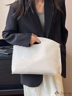 BirdinBag - Versatile and Chic Clutch Bag for Every Occasion Word Wrap, Coffee Brown, White Space, Bag Bag, Square Bag, Clutch Bag, Color White, Square, Pattern