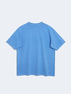 Editor's NotesThis simple basic T-shirt is finished with sun-dyed washing featuring subtle distressed effect at the edges. Wear it for adding a hint of vintage feel to your look.- Ribbed crew neck- Drop shoulder- Short sleeves- Oversized fitMeasurements (in.)M / L- Shoulder: 19.9 in. / 20.3 in.- Chest: 23.6 in. / 24.2 in.- Sleeve Length: 9.4 in. / 9.8 in.- Total Length: 28.0 in. / 28.3 in.Composition & Care- 100% Cotton- Due to character of washing technique, each item may have different dam Casual Washed Blue Stonewashed Tops, Casual Stonewashed Washed Blue Tops, Relaxed Fit Washed Blue Tops, Medium Wash Stonewashed Cotton Tops, Stonewashed Medium Wash Cotton Tops, Distressed Washed Blue Relaxed Fit Tops, Washed Blue Distressed Relaxed Fit Tops, Basic Light Wash Crew Neck T-shirt, Relaxed Fit Distressed Washed Blue Tops