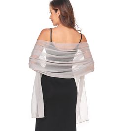 PRICES MAY VARY. High quality upgraded sheer fabric, the shawl wrap is super soft and comfortable, Smooth.Lightweight, and Breathable,suitable for all seasons. silky chiffon shawls available in two sizes:79’’×18’’(200×45cm),79’’×27’’(200×70cm).great to wear it as a scarf, shawl or wrap for women. Available in different Classic colors; such as:Black,Blush,Light Grey,White,Ivory,Navy Blue,Champagne;Great match your different dresses in different Occasion. These shawls Scarves are perfect for match Sheer Shawl Over Dress, Cover Up For Dress Formal, Bridesmaid Scarves, Blue Champagne, Black Blush, Chiffon Shawl, Wedding Wraps, Navy Blue Dress, Different Dresses