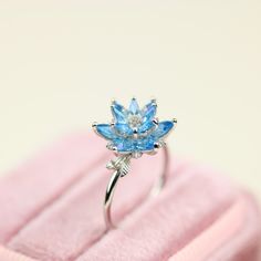 Lotus flower is specially made to finger size upon order as 925 sterling silver or 14k gold upon order. Flowers Engagement, Lotus Flower Ring, Lotus Ring, Meditation Rings, Finger Rings, Flower Ring, Lotus Flower, Stackable Rings, Cute Jewelry