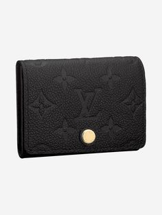 Gender: Women   Brand: LOUIS VUITTON   Product Name: Business Card Holder Monogram Embossed Leather Black   Bags Alora Code: 76300167   Color: black   Composition: Cowhide Leather   Origin: France   Features:  Flapfold 1 card slot    Designer Style ID M58456 Business Card Wallet, Black Business Card, Leather Card Wallet, Cross Bag, Business Card Holder, Black Leather Bags, Timeless Handbag, Business Card Holders, Bags Designer Fashion