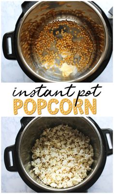 instant pot popcorn recipe in an instant pot