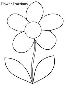 a flower that is drawn in the shape of a flower