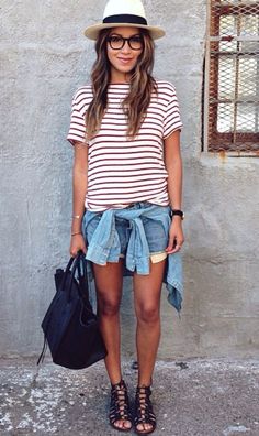 summer look Beauty And Fashion, Fashion Mode, Black Bag, Spring Summer Outfits, Street Styles