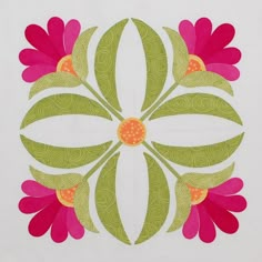 an image of a flower design on a piece of paper