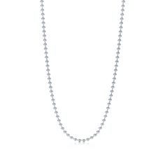 Sterling Silver Ball Chain
This sterling silver, 2mm, medium-gauge, bead chain delivers a substantial look that is both casual and classy and goes with a wide variety of styles.
~Details~

 	Sterling Silver
 	18-inch sterling silver ball chain.
 	Balls are 2mm
 	Gift Ready - Arrives in a Black Matte Gift Box
 	Sunshine Polishing ClothSample Included

~ Notes ~
Please be mindful that colors & intensity will vary from monitor to monitor. I do my best to present my gemstones and glass as true to color as possible.

Don't forget to check out my article, Caring for Your Jewelry, to ensure your new treasure looks great for a lifetime! Bridal Jewelry Necklace, Mens Sterling Silver Necklace, Beaded Chain Necklace, Fine Silver Jewelry, Fine Art Jewelry, Crescent Moon Necklace, Sterling Silver Chain Necklace, Moon Necklace, Ball Chain