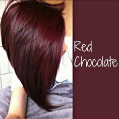 Pelo Color Vino, Cherry Hair Colors, Peekaboo Highlights, Hair Color Chocolate, Cherry Hair, Red Chocolate, Chocolate Hair