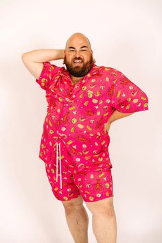 Introducing your favorite new summer short, the Daddy Short. Let everyone know that this Daddy has style with the cutest shorts around. The pockets make them fun yet functional and the comfortable fit makes them cute but stylish. Pair them with your favorite top or maybe the Daddy or Baddie buttondown. The graphic print makes these shorts showstoppers. Caftan Tunic, Holiday Lookbook, Pride Outfit, Cute Shorts, Summer Shorts, Short Pants, Music Festival, T Shirt Dress, How To Introduce Yourself