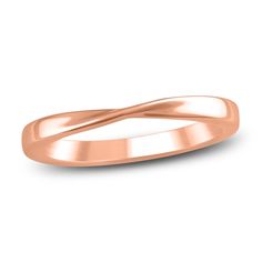 Dynamic twisted texture adorns the circumference of this stylish high-polish wedding band. 14K Rose Gold 2.50mm Twisted Wedding Band, Polish Wedding, Twist Wedding Band, Pnina Tornai, Jared The Galleria Of Jewelry, Couture Collection, Home Wedding, Bridal Rings, 18k Rose Gold