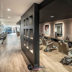 the salon is clean and ready for customers to use