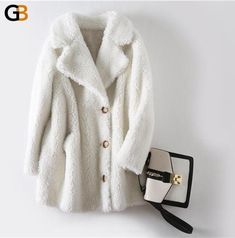 Enrich your shopping list wisely at GeraldBlack.com. Warm Sheep Shearling Coat Female Winter Women's Fur Coat Casual Wool Jacket Women Korean Style #jackets #ladiesjackets #Womenjackets #fashionjackets #chicjackets #jacketsale #jacketshop #jacketseason #Womensjackets #jacketstyle Wool Jackets Women, Office Fashion Women, Lady Style, Go Girl, Fur Coats Women, Women's Hats, Shearling Coat, Winter Weather, Fur Coats