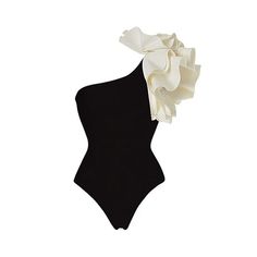 Make a bold and glamorous statement this swim season with our Exaggerated Ruffle Swimsuit in Black. Designed to accentuate your curves and exude confidence, this swimsuit is the perfect blend of fashion-forward style and poolside sophistication. This dramatic ruffle not only adds a touch of elegance and flair, but it also creates a visually stunning effect, drawing attention to your décolletage and highlighting your femininity.