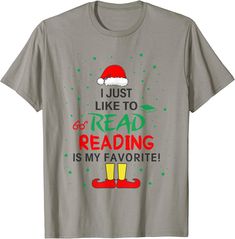 i just like to read reading is my favorite t - shirt for kids and adults