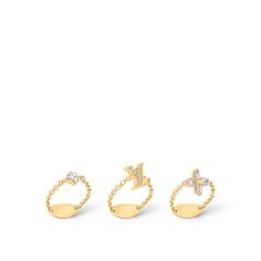 LOUIS VUITTON® - Lady Lv Ring Set - Gold Lv Ring, Senior Ring, Louis Vuitton Ring, Over 40 Style, Designer Rings, Louis Vuitton Jewelry, Jewelry Brands, My Shopping List, Fashion Things