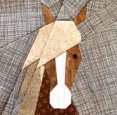 a piece of fabric with a horse on it