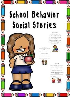 This group of social stories is designed to help kids with behavior issues that arise in the school setting.  The simple, repetitive words and pictures will help students understand school rules and appropriate replacement behaviors. 

The stories include:

Trying my Best 
Sitting on the Ground 
Raising My Hand 
Bathroom Behavior
Calming Down
Its OK to Make Mistakes 
Wanting Others Things
Distracting Others 
Keeping My Space Neat 
Walking in Line
Using School Friendly Words 
Ripping Paper
Throwi Replacement Behaviors, Structured Teaching, Social Story, Trying My Best, School Rules, Special Education Resources, Social Stories, Make Mistakes, Its Ok