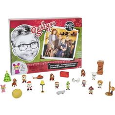 a christmas story board game with figures and accessories