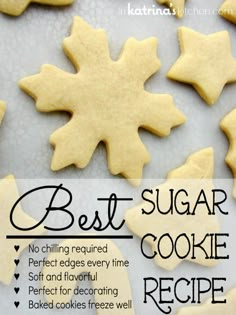 the recipe for best sugar cookie recipe