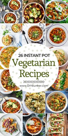 25 instant pot vegetarian recipes that are delicious and easy to make in minutes or less