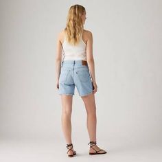 501® Mid Thigh Women's Shorts - Medium Wash | Levi's® US Mid Thigh Shorts, Out Of Style, Summer Essentials, Jean Shorts, Going Out, Vintage Inspired, Womens Shorts, Clothes