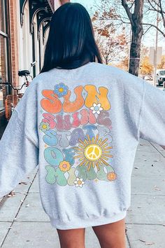 Sunshine State of Mind Back Graphic Fleece Sweatshirts.Unisex Crew Neck Long Sleeve Sweaters Knits.Crafted from premium materials, tailored to your lifestyle, ensuring a comfortable fit for any occasion.Family Group Uniforms Birthday Party Gift Concert Festival Events.High Quality Direct To Film Printed Graphic Design.50%COTTON,50%POLYESTERNICARAGUAMade In: Nicaragua Comfortable Spring Sweatshirt For Leisure, Comfortable Spring Leisure Sweatshirt, Spring Fleece Sweats With Crew Neck, Fleece Sweats With Crew Neck For Spring, Crew Neck Sweats With Letter Print For Spring, Gray Graphic Print Sweater For Spring, Trendy Gray Fleece Tops, Cozy Spring Sweater With Letter Print, Cozy Letter Print Sweater For Spring