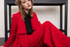 Blazer women / Red blazer / Red jacket women / Gift for women / Avant garde clothing / Suit women / Red suit / Birthday gift You can buy the whole suit or separate pieces, check other listings. Composition 100% Polyester Model is 175cm height Size S - M - L - XL Size guide S Bust: 86-89cm, Waist: 66-69cm, Hips: 94-97cm M Bust: 90-93cm, Waist: 70-73cm, Hips: 98-101cm L Bust: 94-102cm, Waist: 74-82cm, Hips: 102-109cm Care Machine Wash Cold / 30 degree Hand Wash Cold Dry cleaning Cool iron If you h Red Outerwear With Suit Collar For Party, Chic Red Suit For Formal Occasions, Red Winter Suits For Workwear, Chic Red Formal Suit, Chic Red Long Sleeve Suits, Elegant Red Spring Suit, Red Fall Office Suit, Red Long Sleeve Suit For Work, Red Long Sleeve Workwear Suit