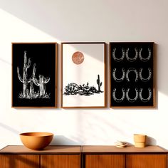 Western Boho Living Room Artwork, Western Art Gallery Wall, Wall Prints Black And White, Western Framed Art, Black And White Western Wall Art, Cowboy Framed Art, Western Living Room Decor, Minimalist Gallery Wall, Tv Room Decor