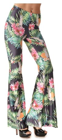 Have some fun with your wardrobe and these comfy, stretchy parrot leggings!  Featuring a Sulfur-crested cockatoo parrot in a tropical setting. Trendy Flare Yoga Pants, Summer Flare Stretch Leggings, Flare Stretch Leggings For Summer, Spring Casual Flare Yoga Pants, Casual Flare Yoga Pants For Spring, Trendy Summer Full-length Flares, Trendy Flare Yoga Pants For Spring, Trendy Flared Yoga Pants For Spring, Trendy Spring Flare Leggings