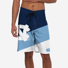 North Carolina Tar Heels Color Dive Boardshorts FOCO S - FOCO.com North Carolina Tar Heels, Calf Muscles, Tar Heels, Big Game, Team Spirit, Team Colors, Pool Party, Board Shorts, Beach Day