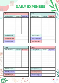 the daily planner is shown in three different colors and sizes, with text on top