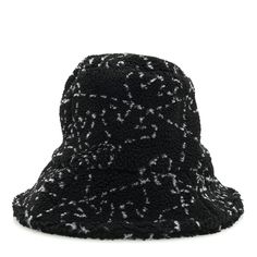 This is an authentic CHANEL Faux Fur CC Bucket Hat size S in Black and White. This stylish casual bucket hat is crafted of black and white faux fur and features a small silver Chanel CC logo. Faux Fur Bucket Hat, Fur Bucket, Fur Bucket Hat, Chanel Tweed, White Faux Fur, Chrome Hearts, Cc Logo, Hat Sizes, Bucket Hat