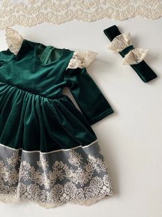 Christmas Dress Toddler Green Velvet Dress Emerald Green - Etsy Green Velvet Dress Kids, Green Christmas Princess Dress For Dress-up, Dark Green Ruffled Dress For Party, Festive Green Dress With Ruffles, Festive Green Ruffled Dress, Green Christmas Dress-up Dresses, Green Christmas Dress For Dress-up, Green Christmas Dresses For Dress-up, Green Princess Dress For Holiday Party