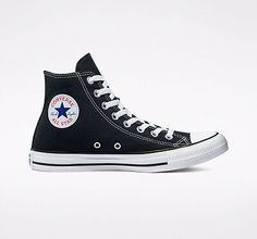 Platform Chucks, Black High Top Shoes, All Stars Converse, Black Converse, Casual Trainers, Black High Tops, Star Sneakers, Unisex Shoes, Converse Chuck Taylor All Star