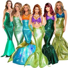 De kleine Zeemeermin Meermin Jurken Cosplay kostuum Outfits Gemaskerd Bal Fancy kostuum Volwassenen Dames Onderjurk van zeemeermin en trompet Cosplay Kostuum Halloween Halloween Halloween Maskerade 2023 - € 26.99 Adult Mermaid Costume, Mermaid Tail Skirt, Mermaid Costumes, Ariel Party, Princess Halloween Costume, Halloween Fest, Mermaid Halloween, Mermaid Outfit, Costumes For Teens