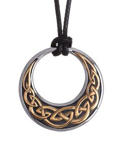 a pendant with an intricate design on it