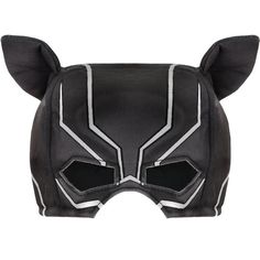 This soft half mask is the perfect addition to your kid's T'Challa costume. The Black Panther foam hat is topped with black fabric with gray trim that looks white in bright light perfect for trick-or-treating. Covering only their head and eyes it keeps your kiddo warm without the coverage of a full face mask. pbChild Flash-Reactive Black Panther Foam Fabric Mask Hat product details:-b-p ul li5in diameter x 7in tall-li liTrim looks white when exposed to bright light-li liOne size fits most children-li liFoam and polyester-li -ul Black Helmet-shaped Mask For Cosplay, Black Helmet Mask For Cosplay Events, Black Helmet Mask For Cosplay, Black Superhero Mask For Masquerade, Black Superhero Masquerade Mask, Black Superhero Cosplay Masks, Superhero Black Masks And Prosthetics For Halloween, Black Superhero Masks For Cosplay Events, Black Superhero Masks And Prosthetics For Cosplay