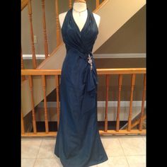 Luxe Taffeta Halter Gown With Bolero Jacket. Halter Gown, Bolero Jacket, Fancy Dresses, Prom Dresses, Prom, Womens Sizes, Size 10, Maxi Dress, Womens Dresses