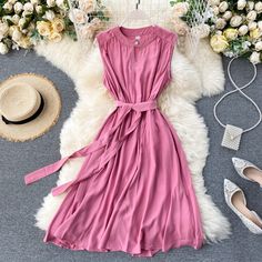 Plain Long Dress, Wedding Evening Party, Elegant Mini Dress, Midi Tank Dress, Korean Wedding, Plain Dress, Framed Fabric, The Chosen, Fashion Korean