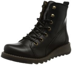 PRICES MAY VARY. Fly london womens aw22 collection Sminx line Lace up Upper leather Lining microfiber.Insole microfiber Women's Winter Boots, Fly London, Black Leather Ankle Boots, Ladies Of London, Winter Boots Women, Lace Up Ankle Boots, Boots Ankle, Ankle Bootie, Leather Ankle Boots