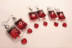 Blood Bag, Anting Manik, Weird Jewelry, Yami Kawaii, Funky Jewelry, Bijoux Diy, Dream Jewelry, Pretty Jewellery, Girl Style