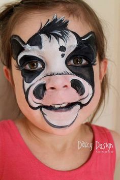 Face Painting Tutorials, Cow Costume, Cow Face